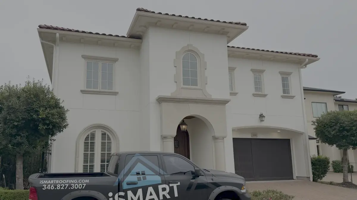 Interior leak repair to full re-roof — after