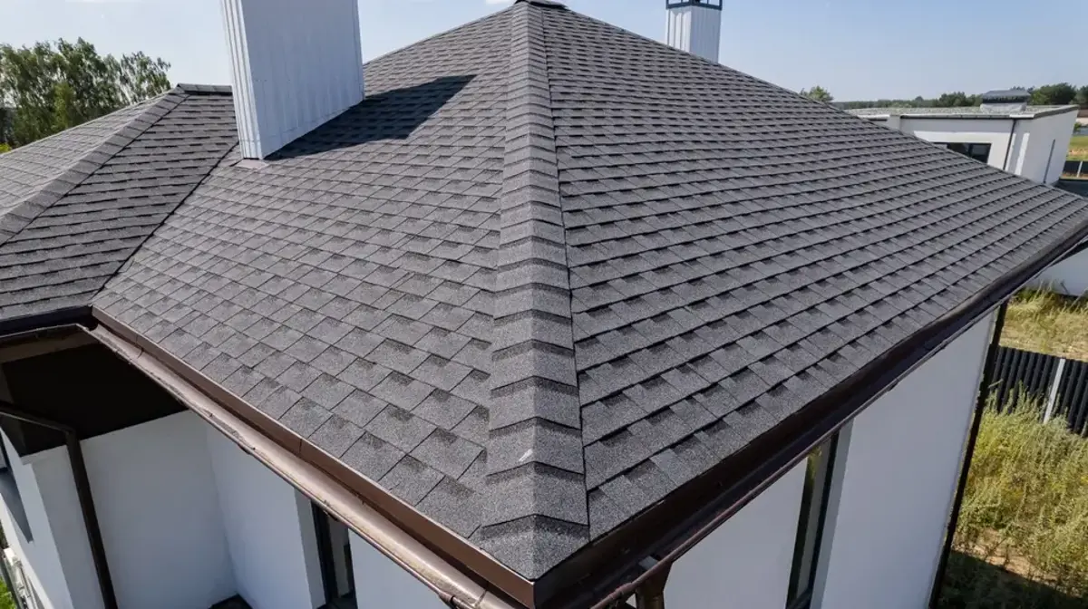 Interior leak repair to full re-roof — before